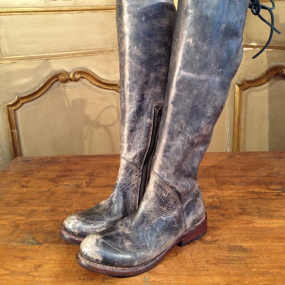 New Bed Stu Manchester Cobbler Series Knee High Riding Campus Boots Women's 6